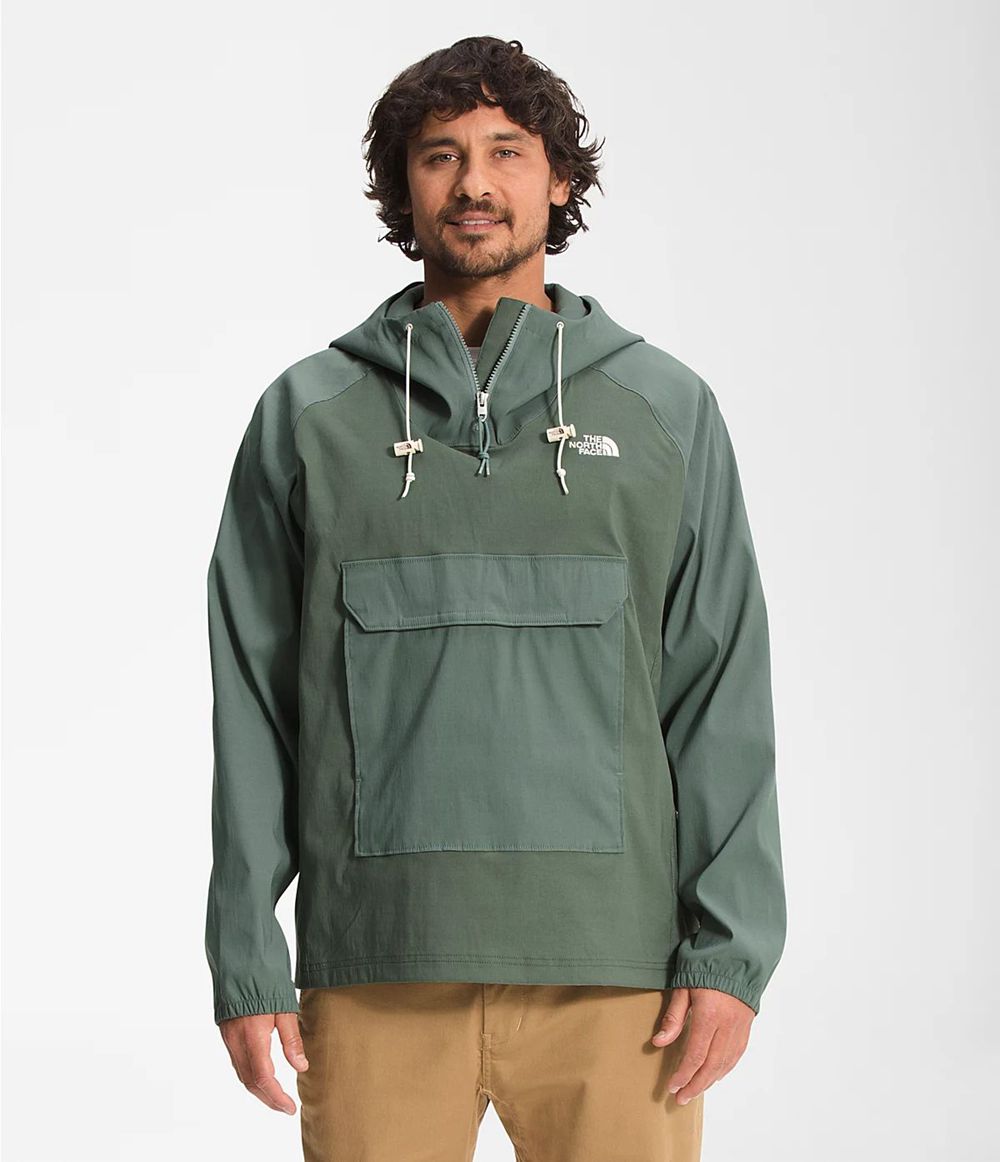 The North Face Class V Pullover Wasserdichte Jacken Herren - Grün CH-300NZKK